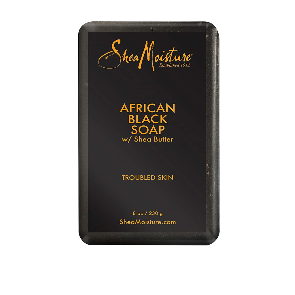 Xà phòng đen Châu Phi giảm mụn lưng Shea Moisture SheaMoisture African Black Soap bar 230g
