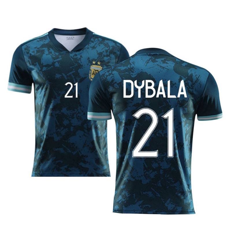Áo Thun Bóng Đá NP2 2021 Argentina Đội Messi Dybala Otamendi