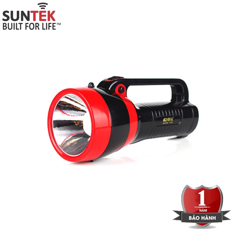 Đèn Pin Tích Điện Xách Tay SUNTEK KM-2626 10W kiêm LED Để Bàn - Bảo hành chính hãng 12 tháng