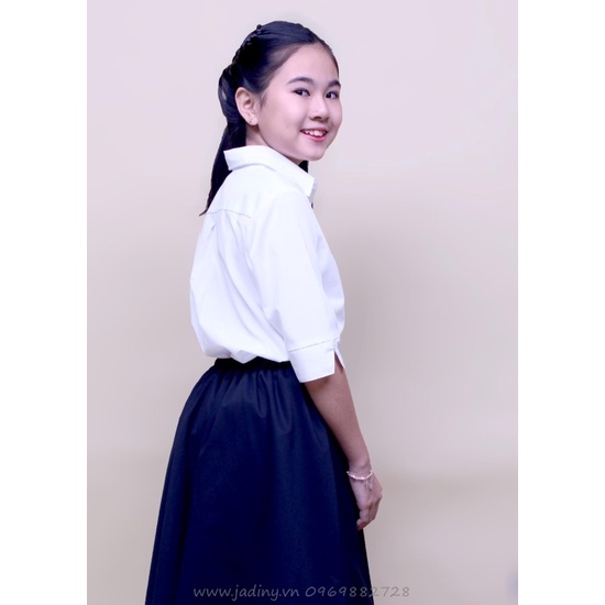Bộ đồng phục đi học cho học sinh nữ Jadiny (lựa chọn mua áo riêng, chân váy riêng)