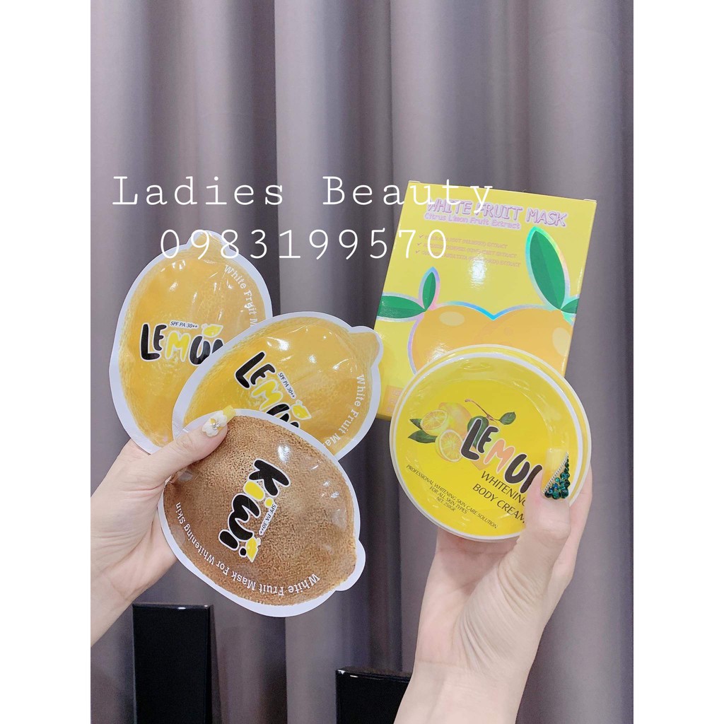 💥 COMBO BODY LEMON CHANH & Ủ TRẮNG CHANH 🍃[ HÀNG CHÍNH HÃNG ] 🍃 | BigBuy360 - bigbuy360.vn