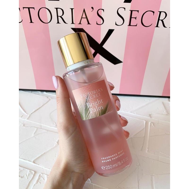 Body mist xịt thơm Victoria’s Secret 250ml 𝐁𝐫𝐢𝐠𝐡𝐭 𝐏𝐚𝐥𝐦