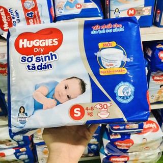 Tã Dán Sơ Sinh Huggies S30/S56 ( Dành cho trẻ 4-8 kg )