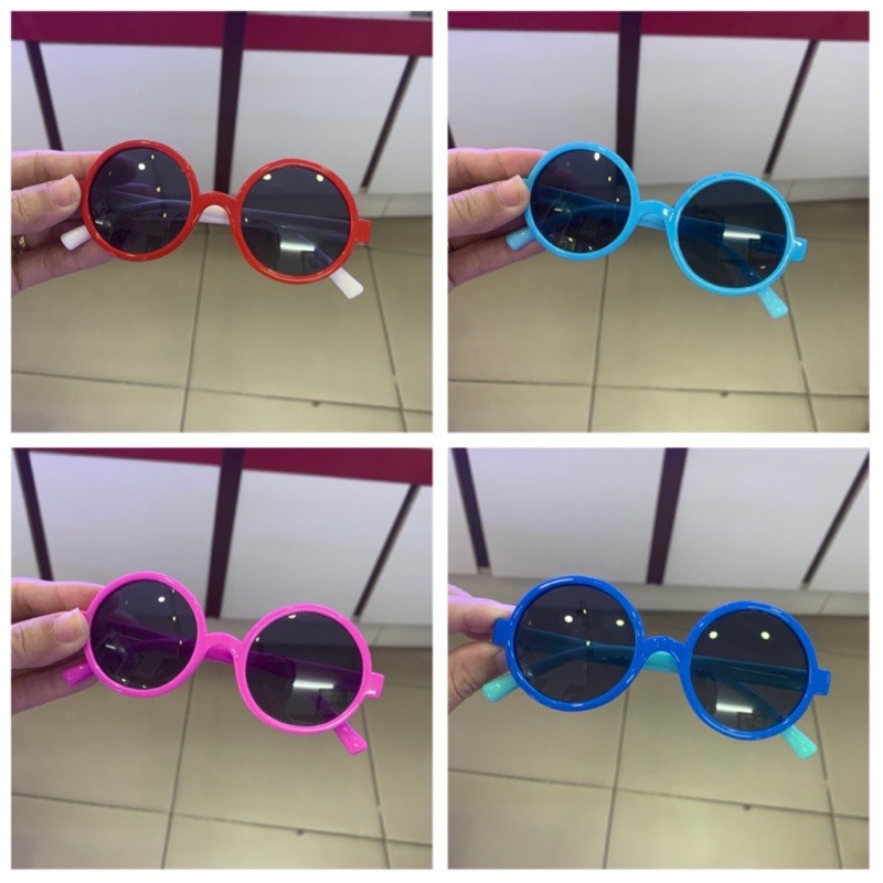 Kính mát cho bé yêu gọng siêu dẻo from mắt tròn chống Uv tốt