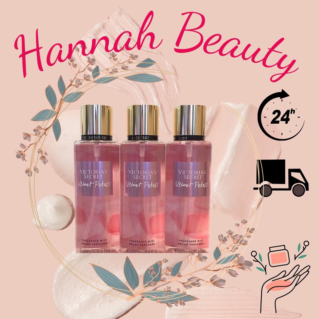 ♘ VICTORIA'S SECRET® Xịt Thơm Toàn Thân Body Mist - Velvet Petals New 2019 250ml ♘