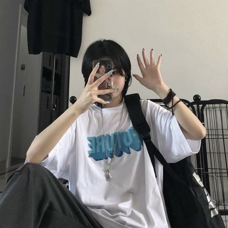 Áo thun nam nữ unisex form rộng tay lỡ