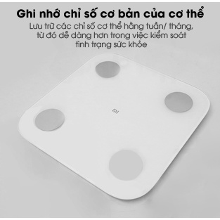 Cân điện tử Thông Minh xiaomi Smart Scale Gen 2 Kkết nối Bluetooth