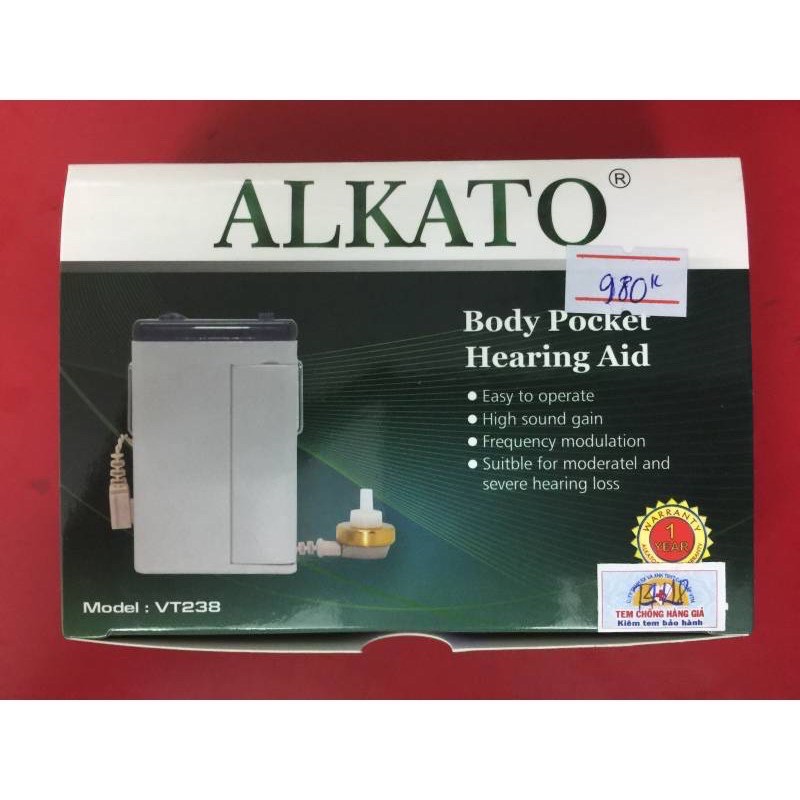Máy trợ thính dây Alkato Vt238