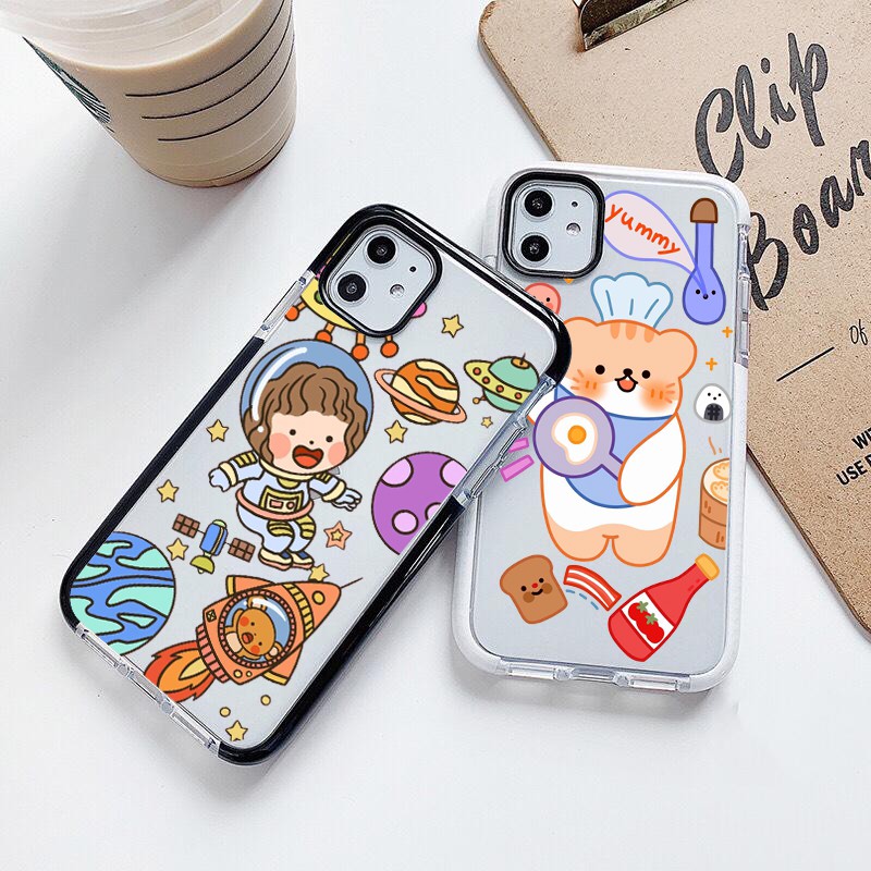 Ốp lưng iphone in hình vũ trụ và yummy 6 6S 6Plus 6S Plus 7Plus 8Plus X XSMax 11 11 ProMax - Infinity Case M793