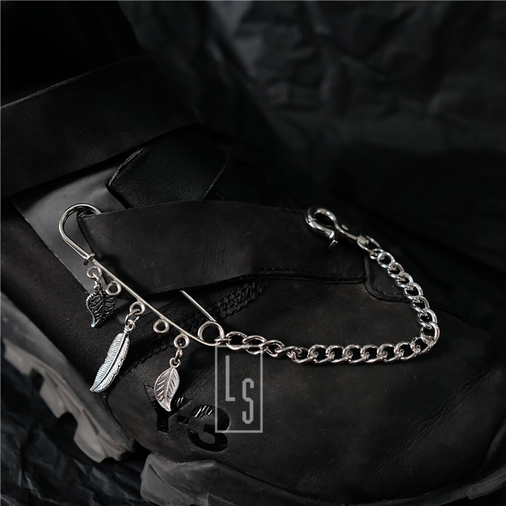 Xích Giày Chain Sneaker - Chain Trang Trí Giày Hình Chiếc Lá