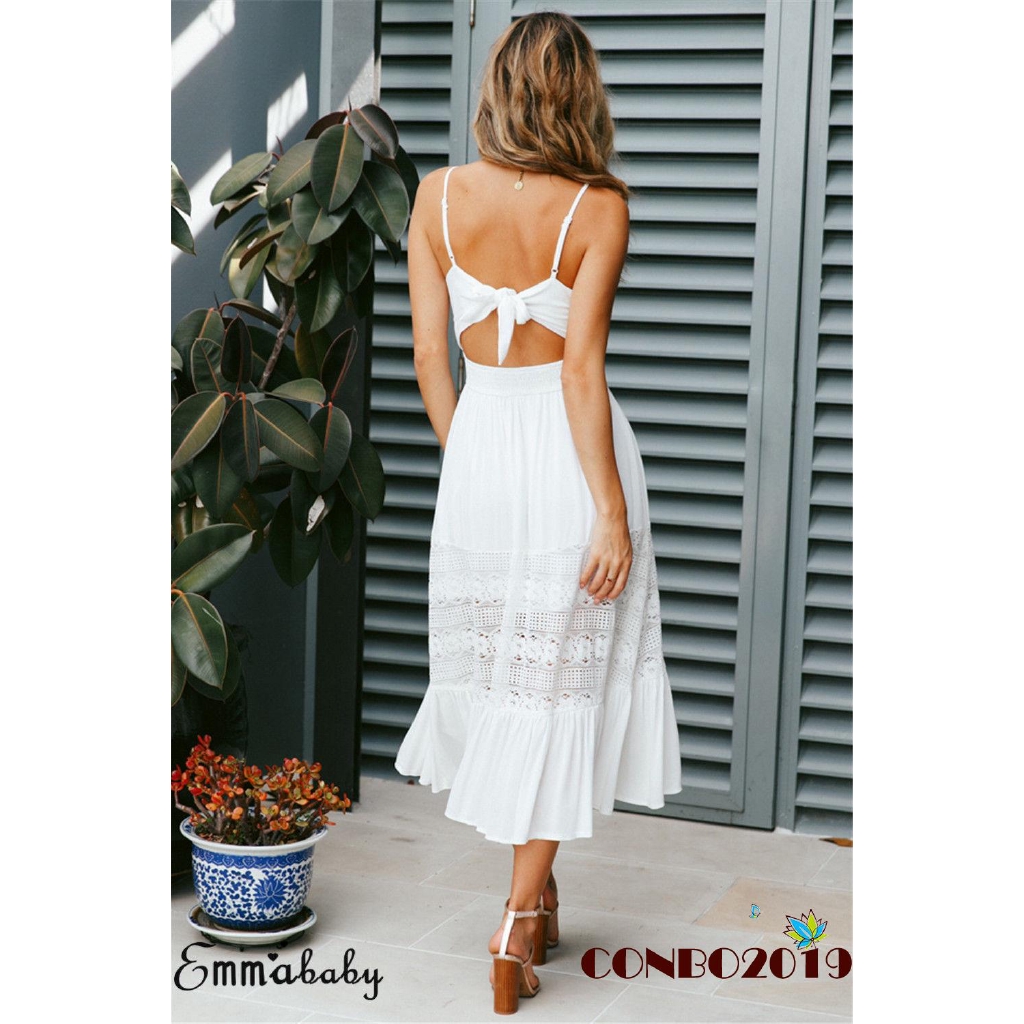 Đầm dây ôm dáng quyến rũ cho nữ