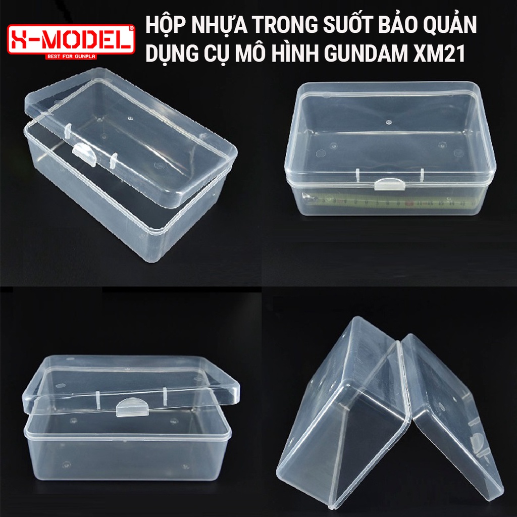 Hộp đựng chi tiết cho Gundam có ngăn nhỏ có thể tháo rời để tăng không gian sử dụng cho các part lớn XMODEL