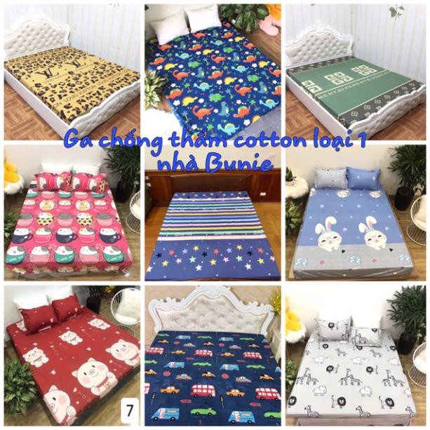 [Freeship 50k - Loại 1] Ga chống thấm cotton hàng siêu đẹp được chọn mẫu | BigBuy360 - bigbuy360.vn
