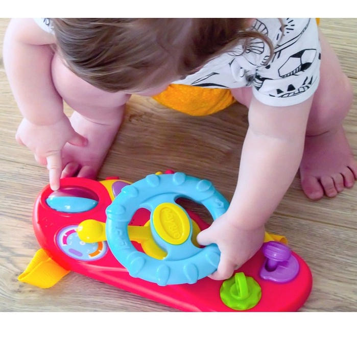 Đồ chơi vô lăng phát nhạc Playgro, cho bé 12-36 tháng