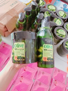 Bộ dầu gội xả olive