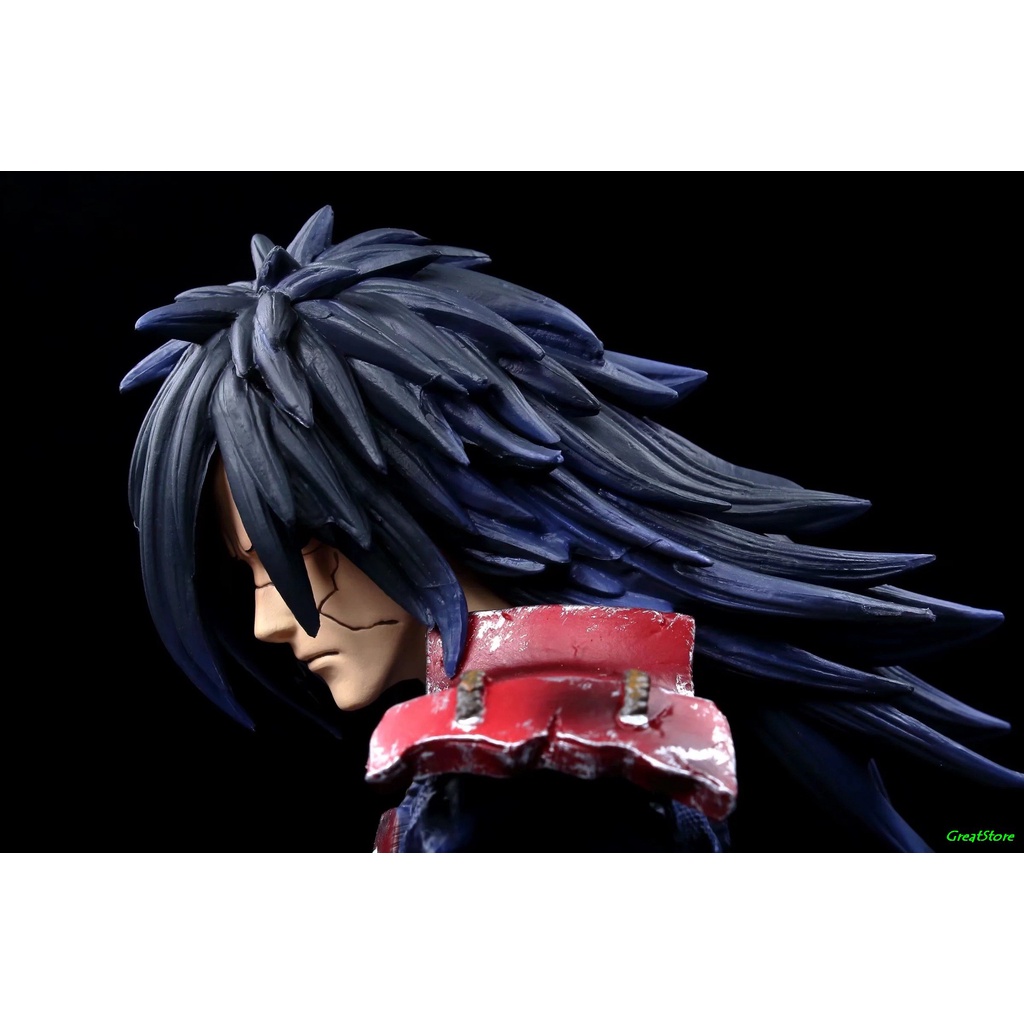 Mô hình tượng bán thân Uchiha Madara và Uchiha Obito trong Anime Naruto 16cm
