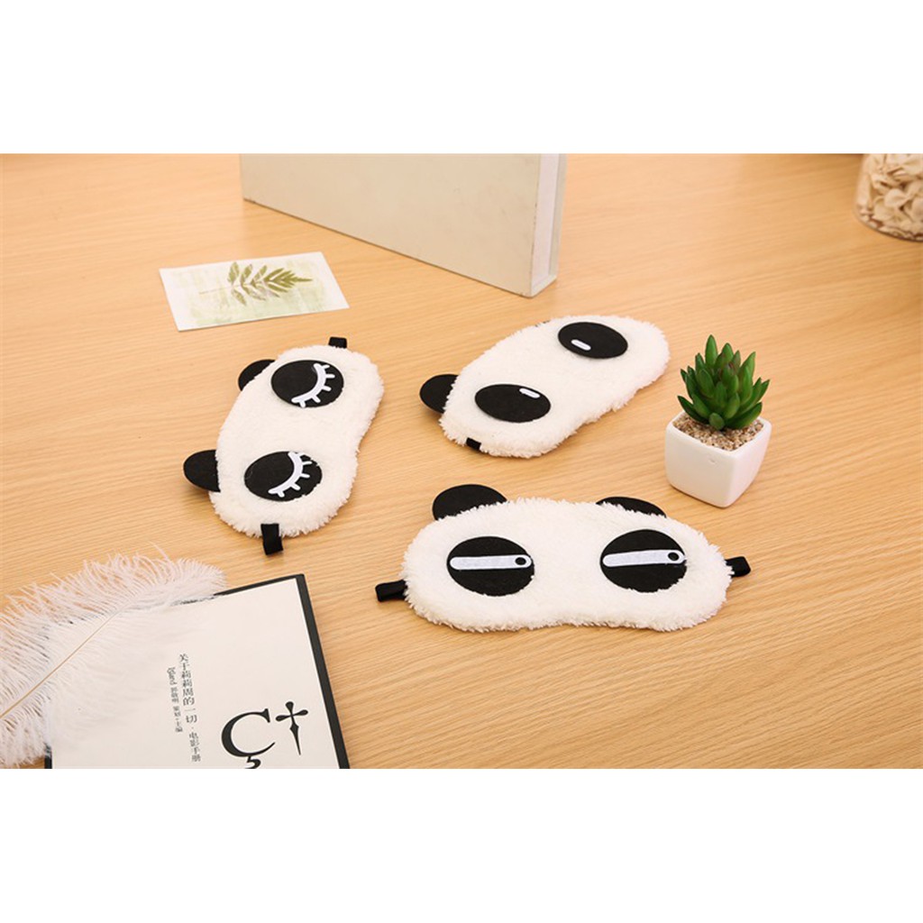 Tấm Bịt Mắt Ngủ Hình Gấu Panda [ Mẫu giao ngẫu nhiên Rất nhiều mẫu ] P010