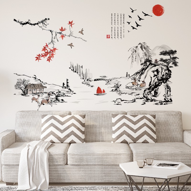 Decal dán tường nghệ thuật ABC1064