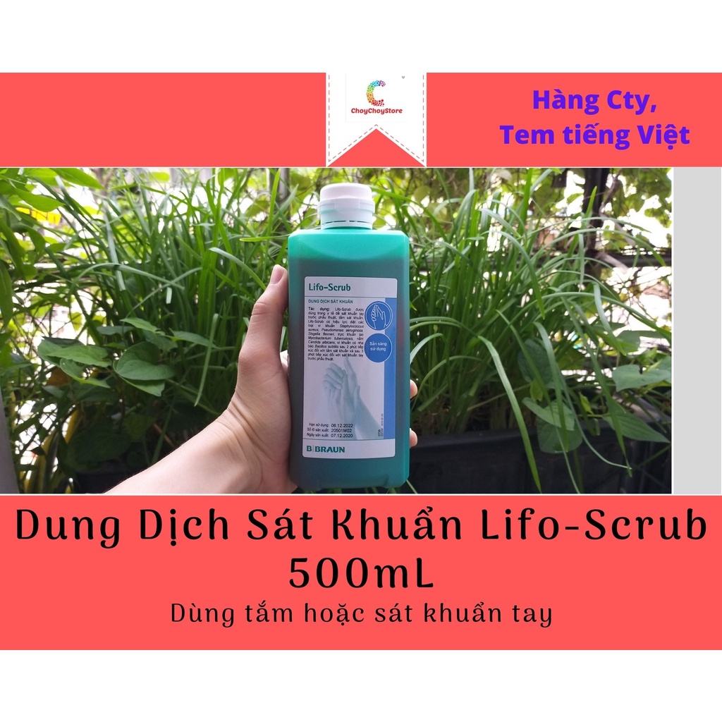 Dung Dịch Sát Khuẩn Lifo Scrub 500mL