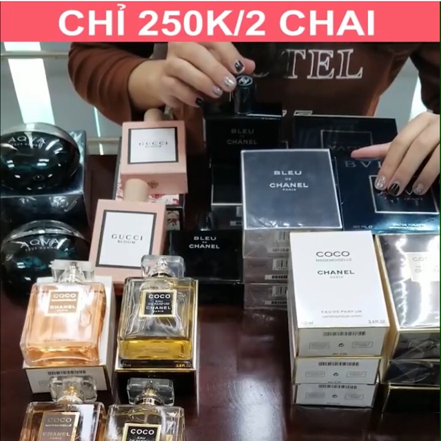 Cuối năm xả lô nước hoa đồng giá  150k/1 chai