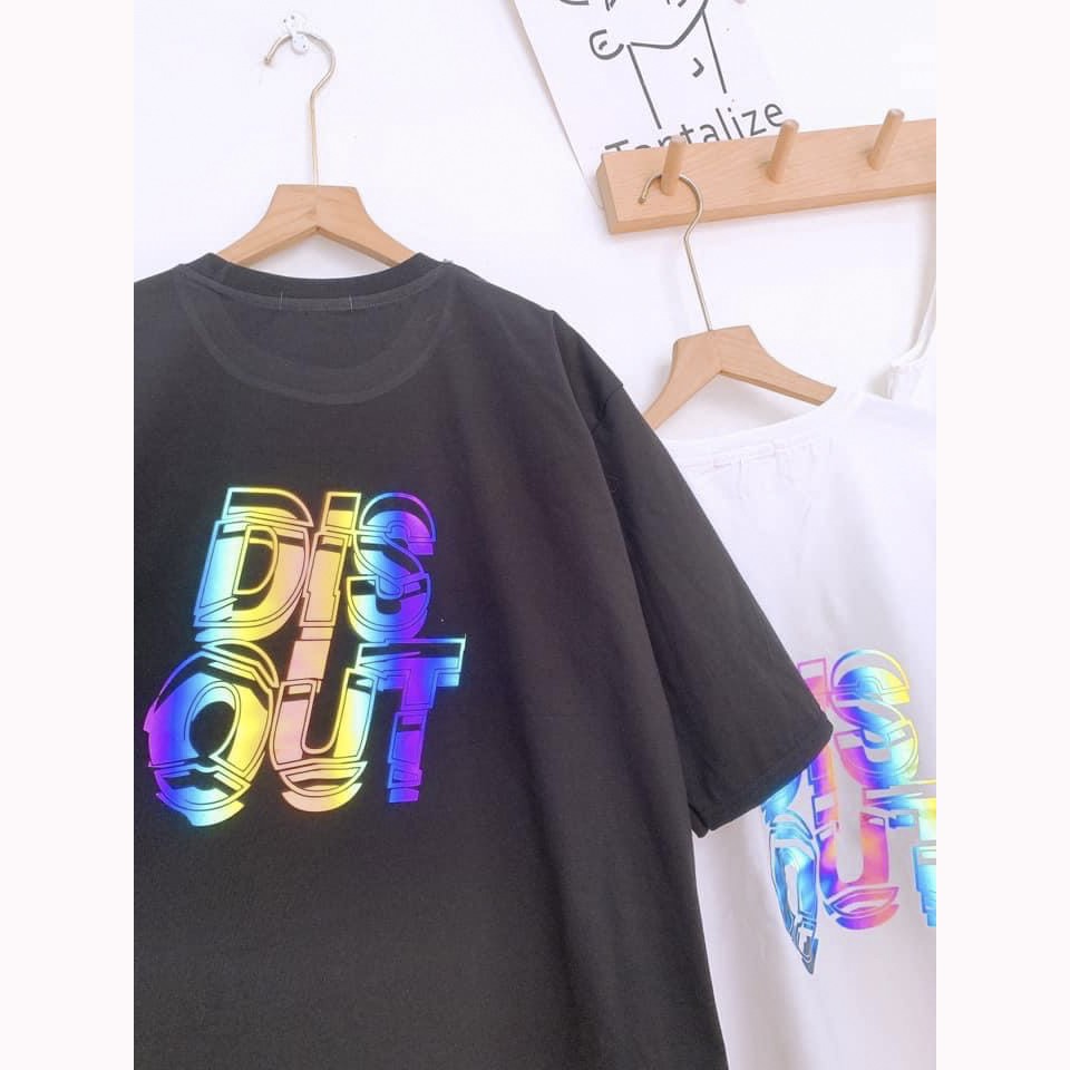 Áo Thun PHẢN QUANG 7 MÀU - Áo thun tay lỡ form rộng Unisex 38-65kg Nam Nữ - DISOUT  [VIDEO+ẢNH THẬT]