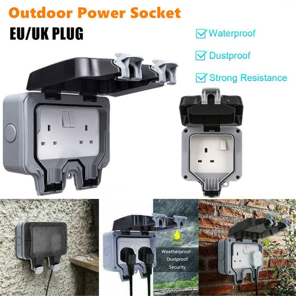 Ổ Cắm Điện Ngoài Trời Chống Thấm Nước Tiện Dụng