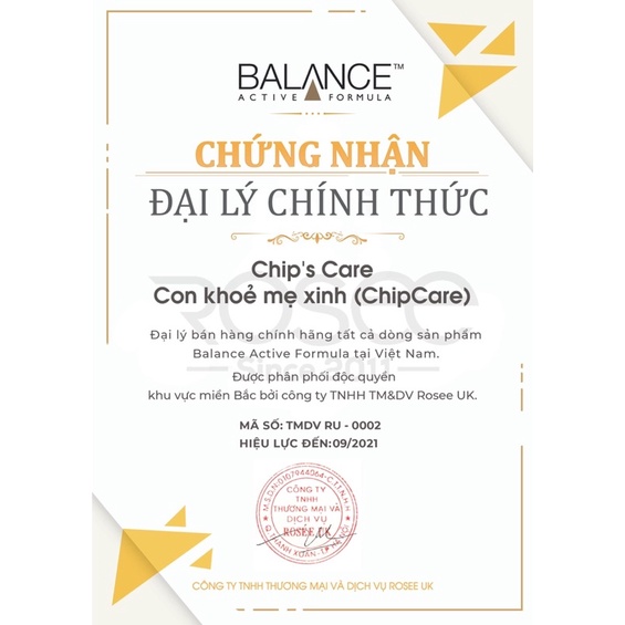 Tinh chất dưỡng mắt Balance Active Formula chính hãng