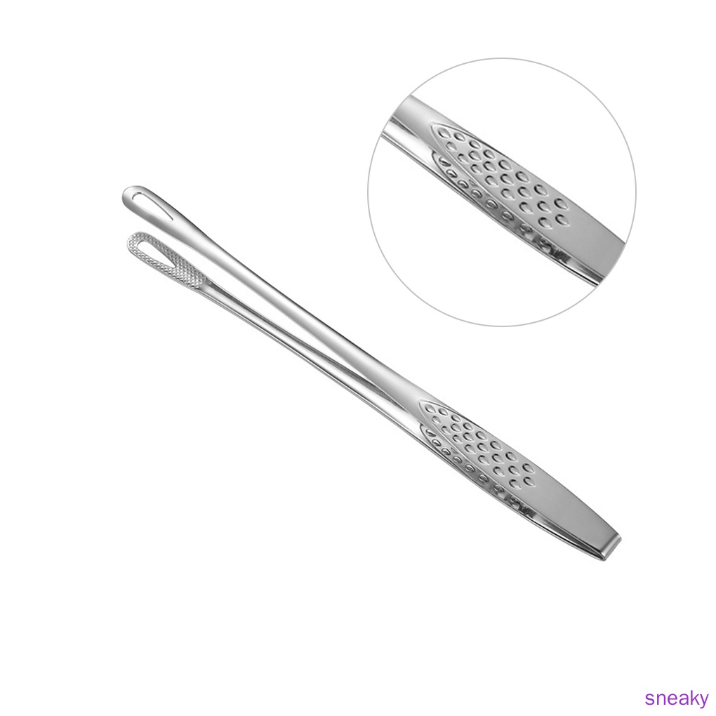 Kẹp gắp thức ăn bằng thép không gỉ chống trượt tiện dụng an toàn