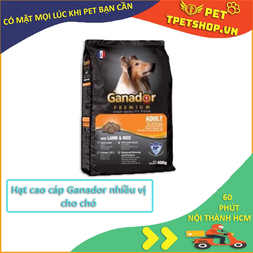 Thức ăn cho chó trưởng thành vị thịt cừu và cơm Ganador Adult Lamb and Rice 3kg
