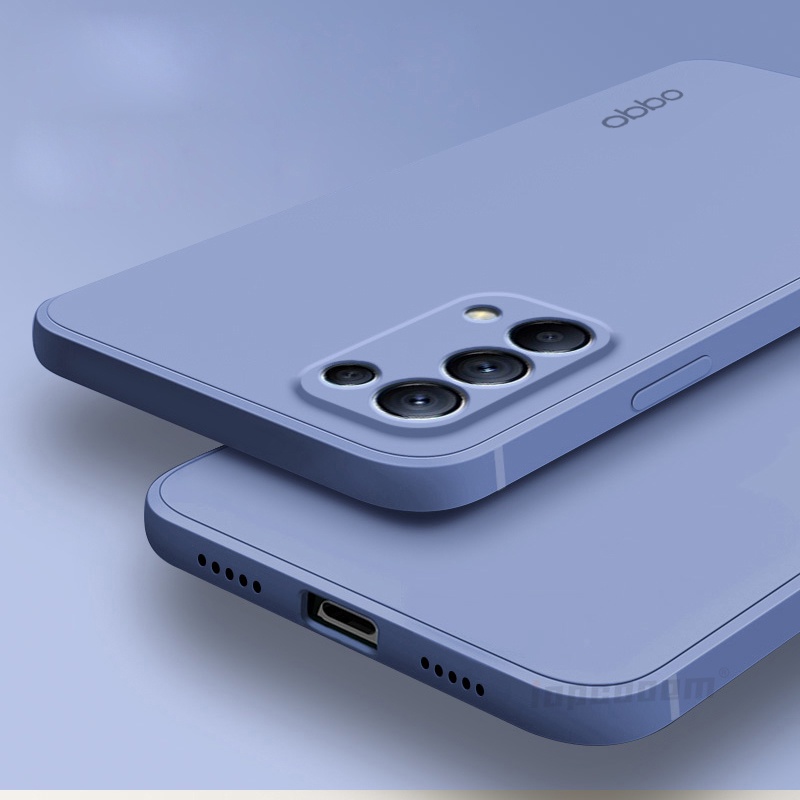 Ốp điện thoại silicon mềm mỏng màu kẹo bảo vệ cho Oppo A54 A15 A15S A35 4G
