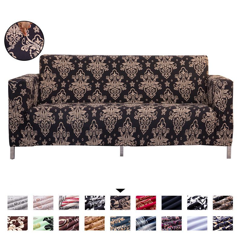 Vỏ Bọc Ghế Sô Pha 1 / 2 / 3 / 4 Chỗ Ngồi Co Giãn In Hoa Xinh Xắn