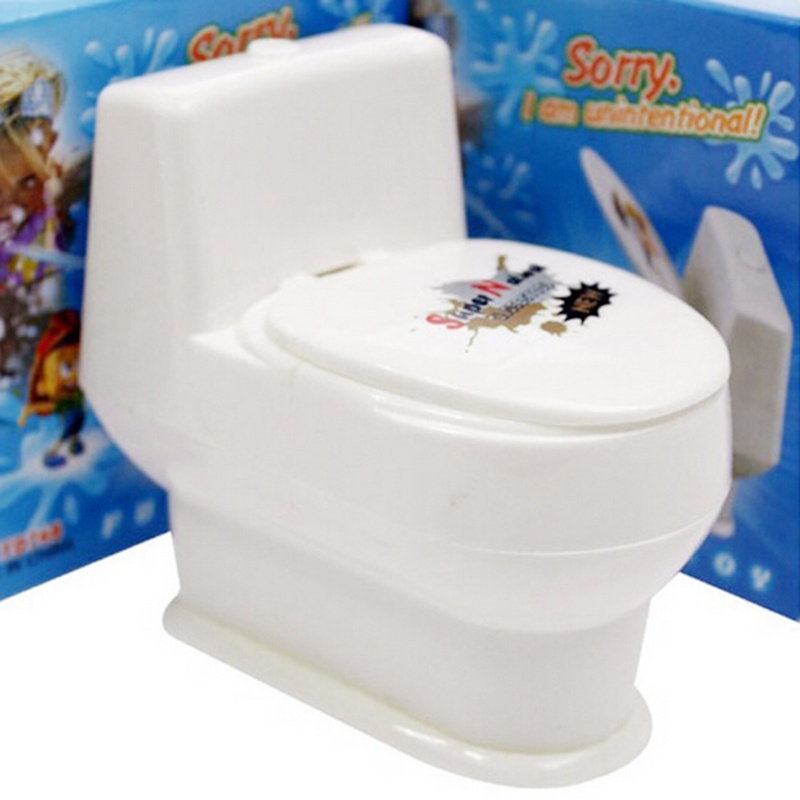 Đồ chơi hù họa mini hình bồn cầu phun nước độc đáo vui nhộn cho trẻ em