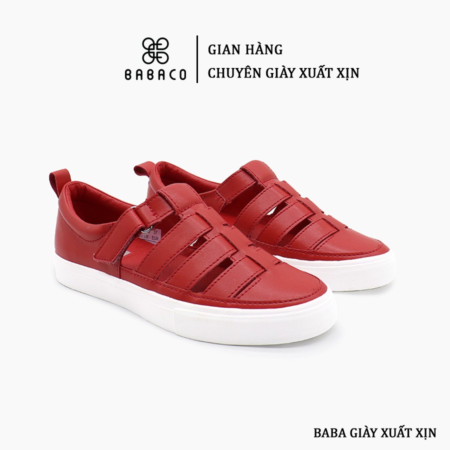 Giày Sneaker thể thao nữ ZOE rọ chiến binh, quoai khuy dán