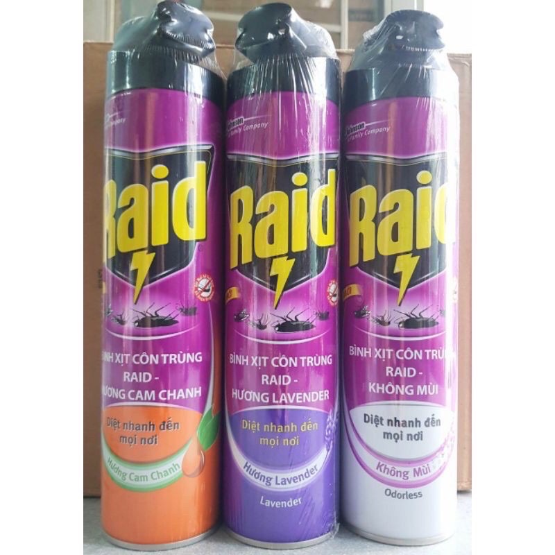 Xịt côn trùng RAID - Hàng chính hãng DKSH Việt Nam.