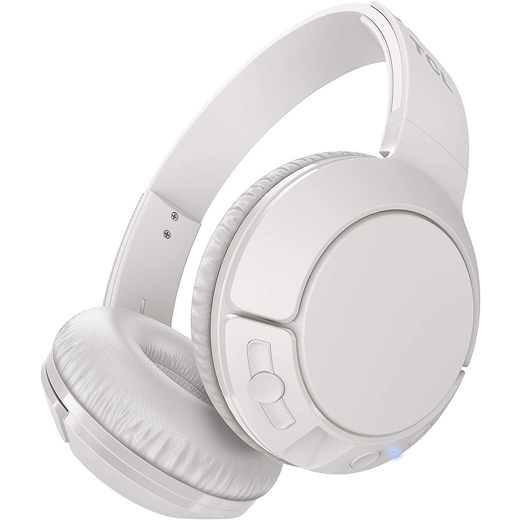 Tai nghe chụp tai không dây bluetooth TCL MTRO200BT siêu nhẹ, âm trầm cực lớn và thời gian thời gian 20 giờ (Màu trắng)