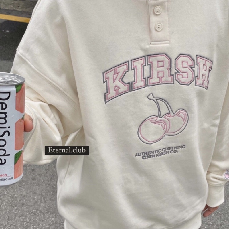 Áo Sweater brand Hàn KIRSH ARC logo (Ảnh thật+ Gift tặng kèm)