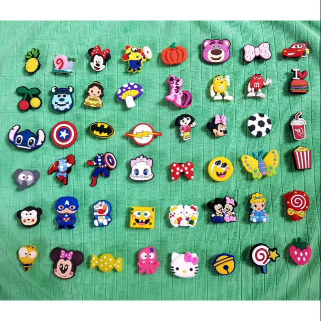 Jibbitz/ Sticker 2D gắn dép