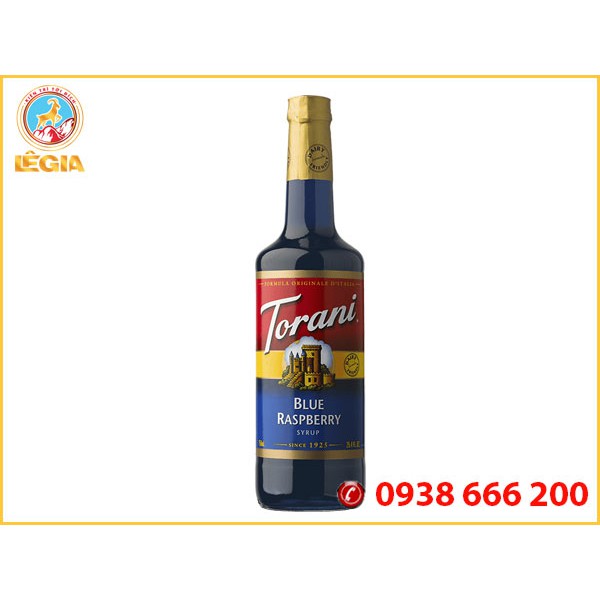 Siro TORANI Phúc Bồn Tử Xanh 750ml (BLUE RASPBERRY SYRUP)