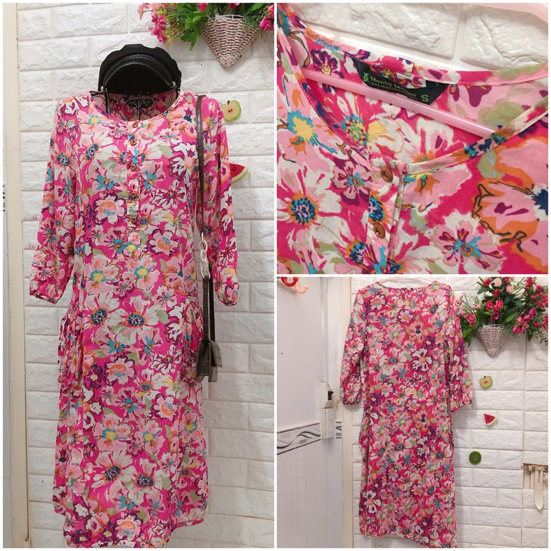 Đầm hoa xô xinh xắn dưới 60 kg