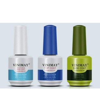 Bộ đầy đủ base, top, cứng móng, kiềm dầu .. VINIMAY chính hãng xịn
