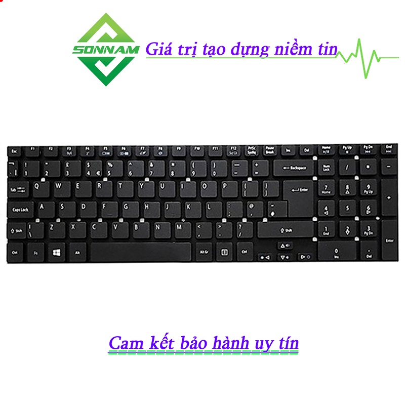 Bàn Phím Laptop Acer Aspire 5830 5755 V3-531, V3-551, V3-571, V3-572, V3-731, V5-561, E1-510, E1-522, E1-530, E1-532