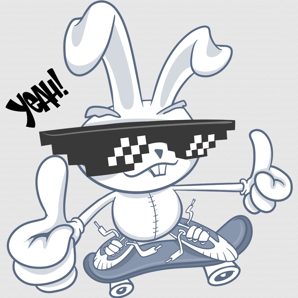 Áo Polo Nam MYO Bunny White Skate Q004