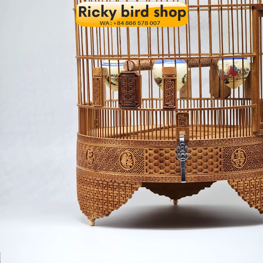 Lồng chim họa mi chạm - Tích Triện Chiến