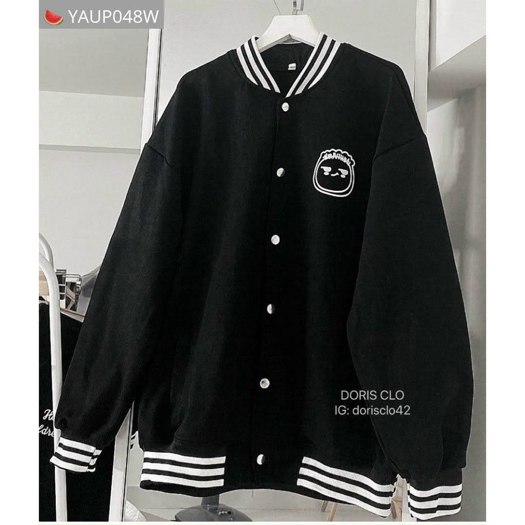 Áo khoác nam nữ nỉ ngoại ko nón cardigan cài nút viền em bé | BigBuy360 - bigbuy360.vn