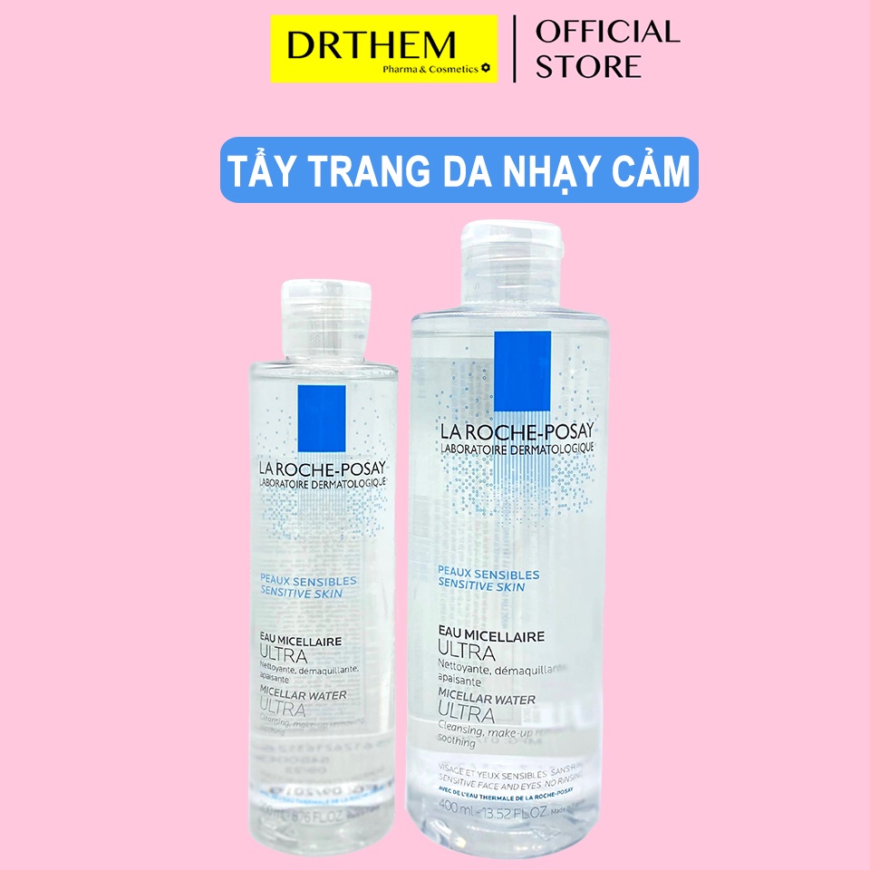 Nước Tẩy Trang La Roche-Posay Cho Da Nhạy Cảm Micellar Water Ultra Sensitive Skin 200ml - 400ml