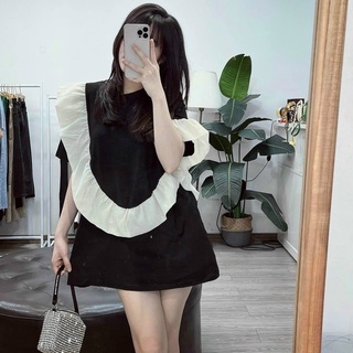 Váy nữ freesize dáng rộng kiểu dáng bánh bèo chất liệu cao cấp