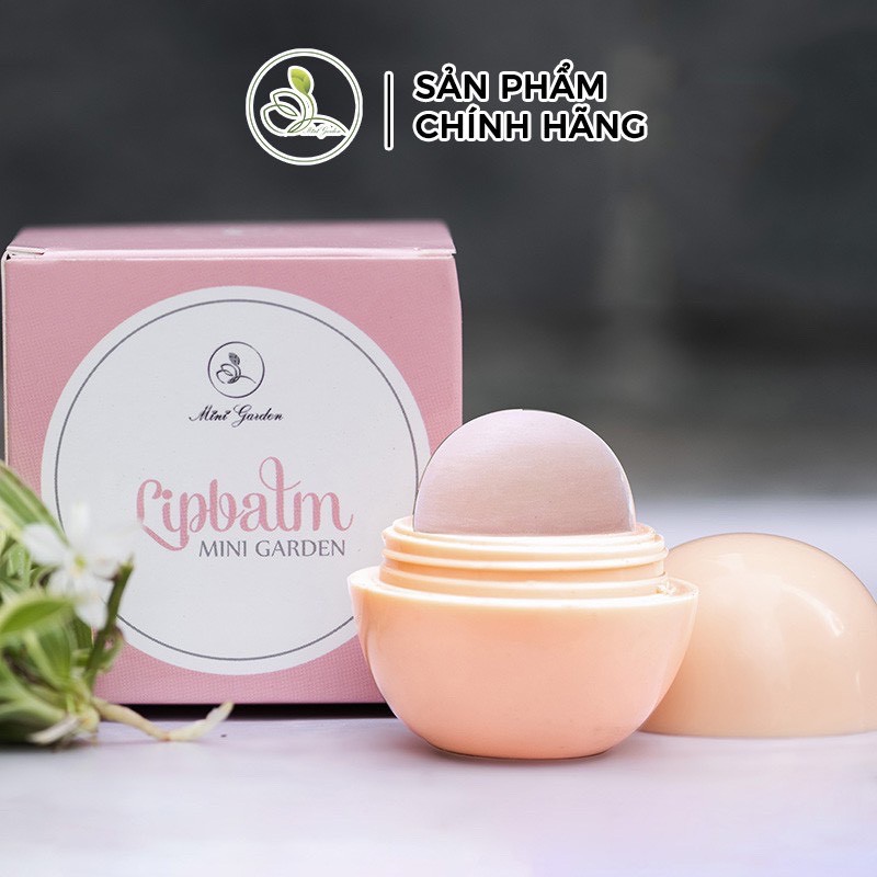 Son Trứng Dưỡng Môi Mini Garden Lip BBalm dưỡng môi mềm mịn