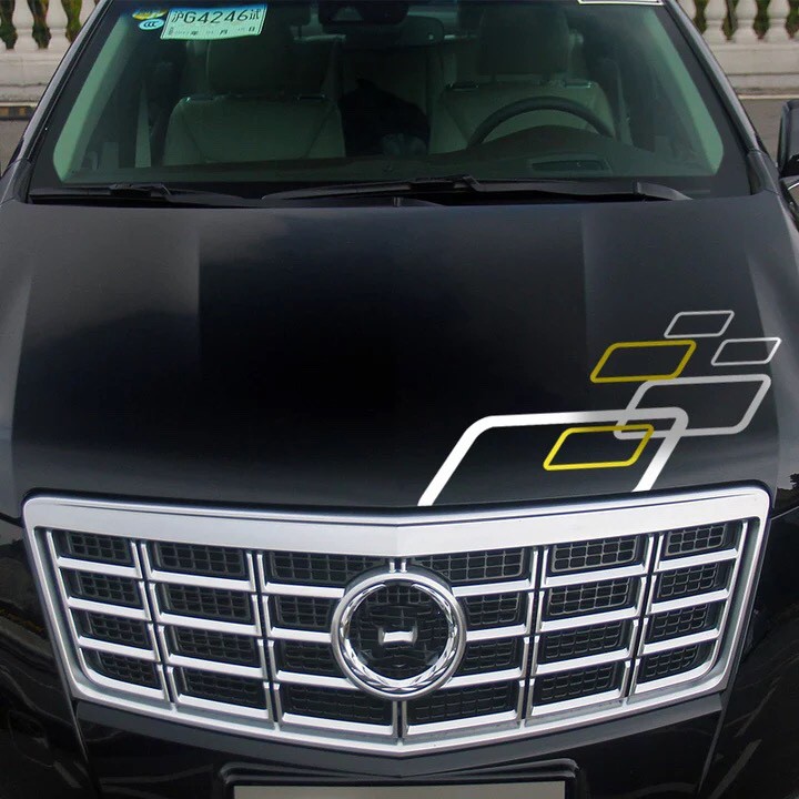 Tem dán sườn và capo xe ô tô TS012