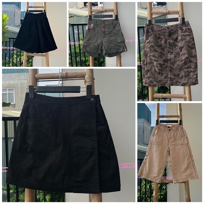Quần short, váy ngắn kaki Nhật 1.7