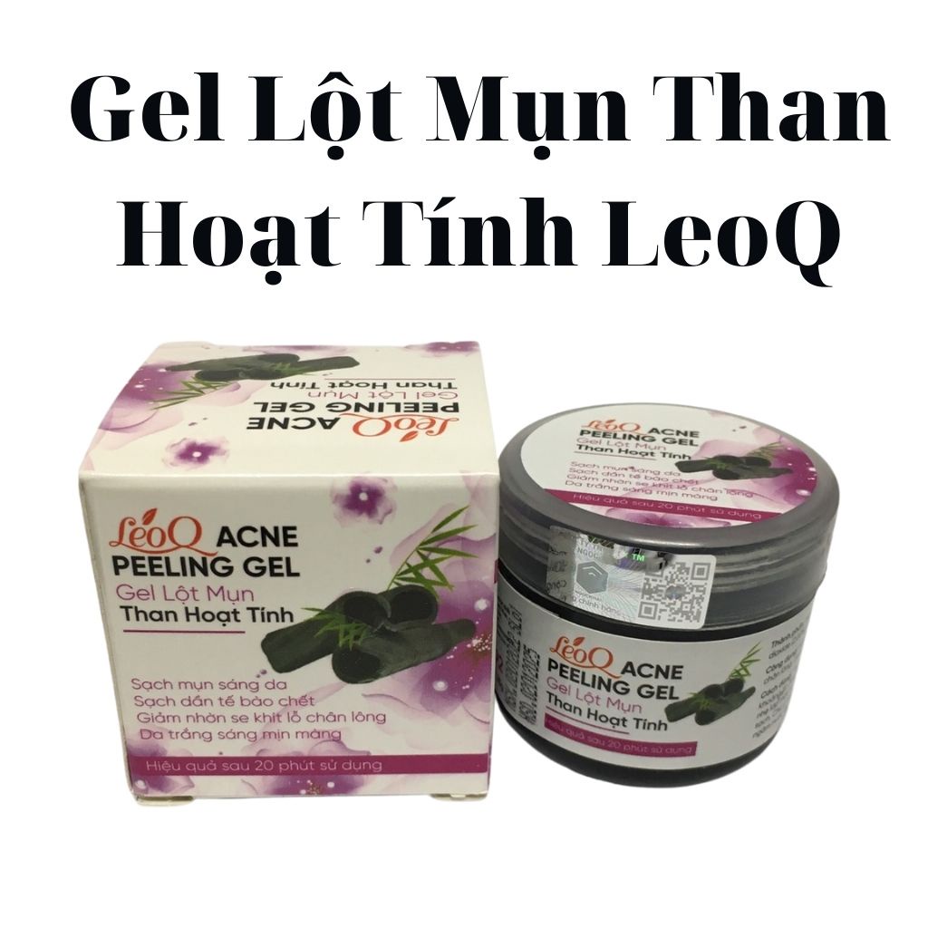 Lột Mụn Đầu Đen Than Tre Hoạt Tính, Lột Mụn Cám Mũi LeoQ